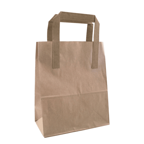DuraKraft small brown carrier bags with handles
