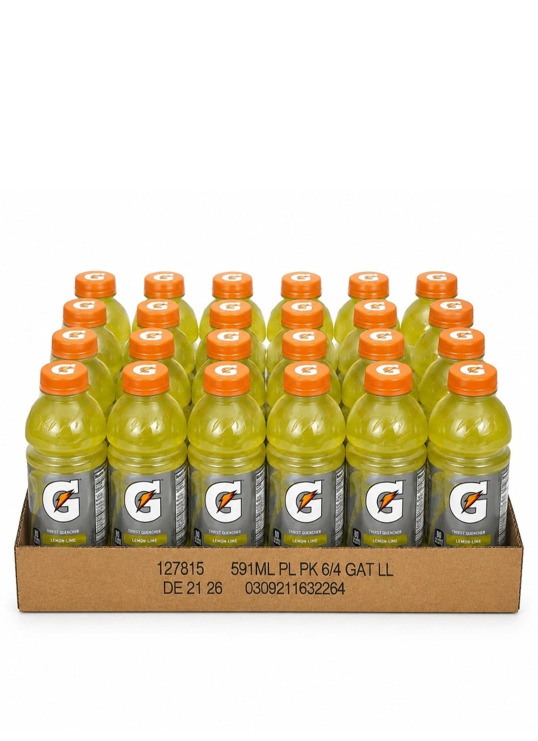Gatorade Lemon-Lime Thirst Quencher 24 x 591ml Bottles – Full Case USA Import