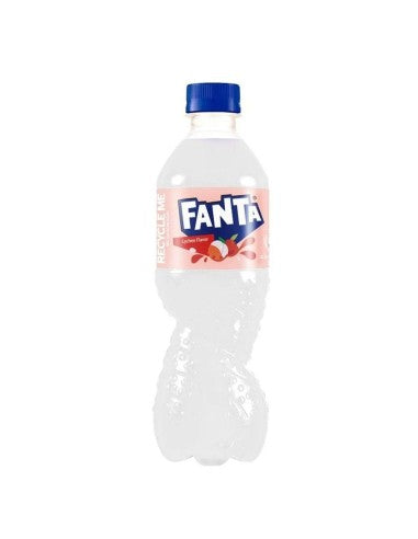 Fanta Lychee 500ml bottle, China edition; listing contains three bottles