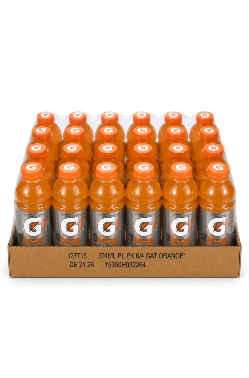 Gatorade Orange Thirst Quencher 24 × 591ml Bottles – Full Case USA Import