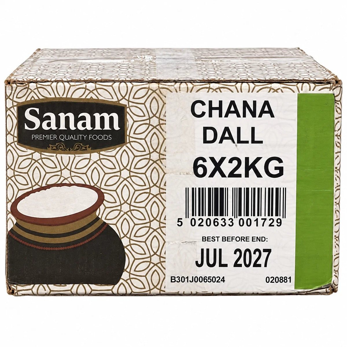 Sanam Chana Dall 6 x 2kg Full Case 12kg