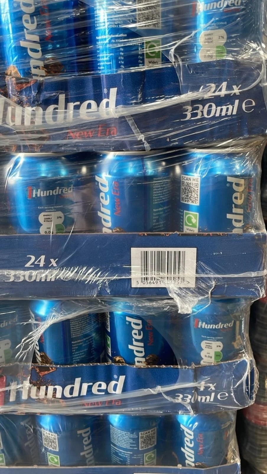 1Hundred New Era Soft Drink – 24 x 330ml Cans, Full Case