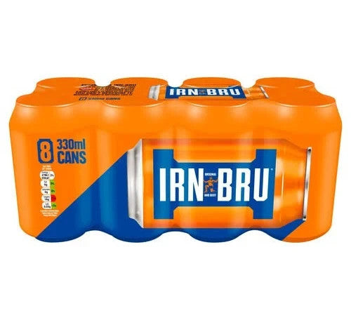 IRN-BRU Fizzy Soft Drink, 24 x 330ml Cans