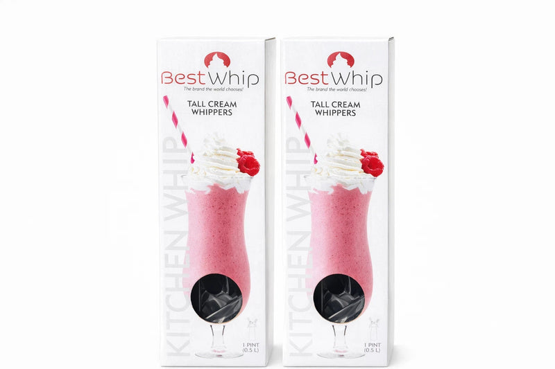 Best Whip Tall Cream Whippers with good size 1 PINT 0.5L
