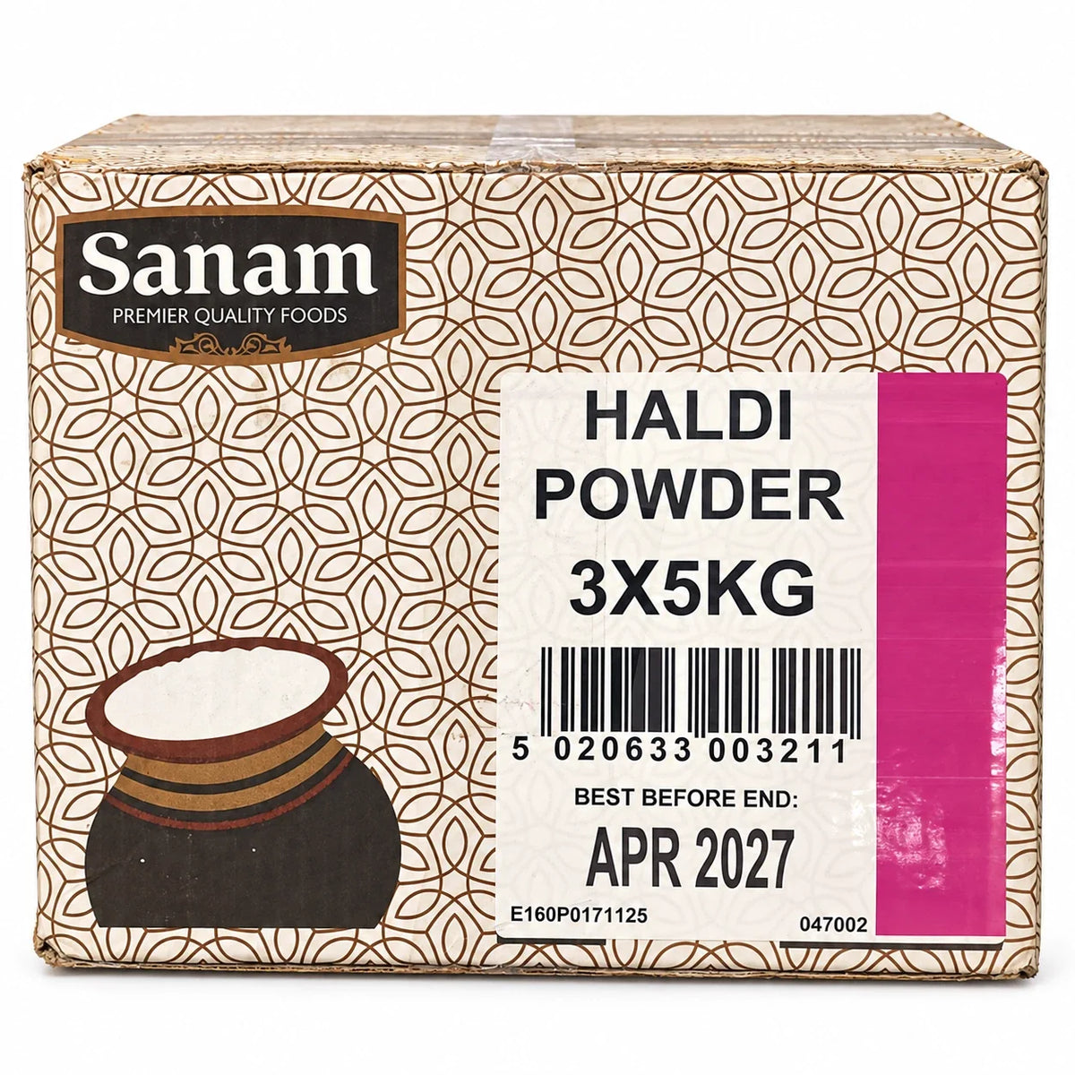 Sanam Haldi Powder 3 x 5kg Full Case 15kg