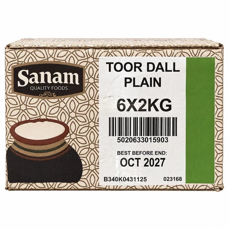 Sanam Toor Dall Plain 6 x 2kg Full Case 12kg