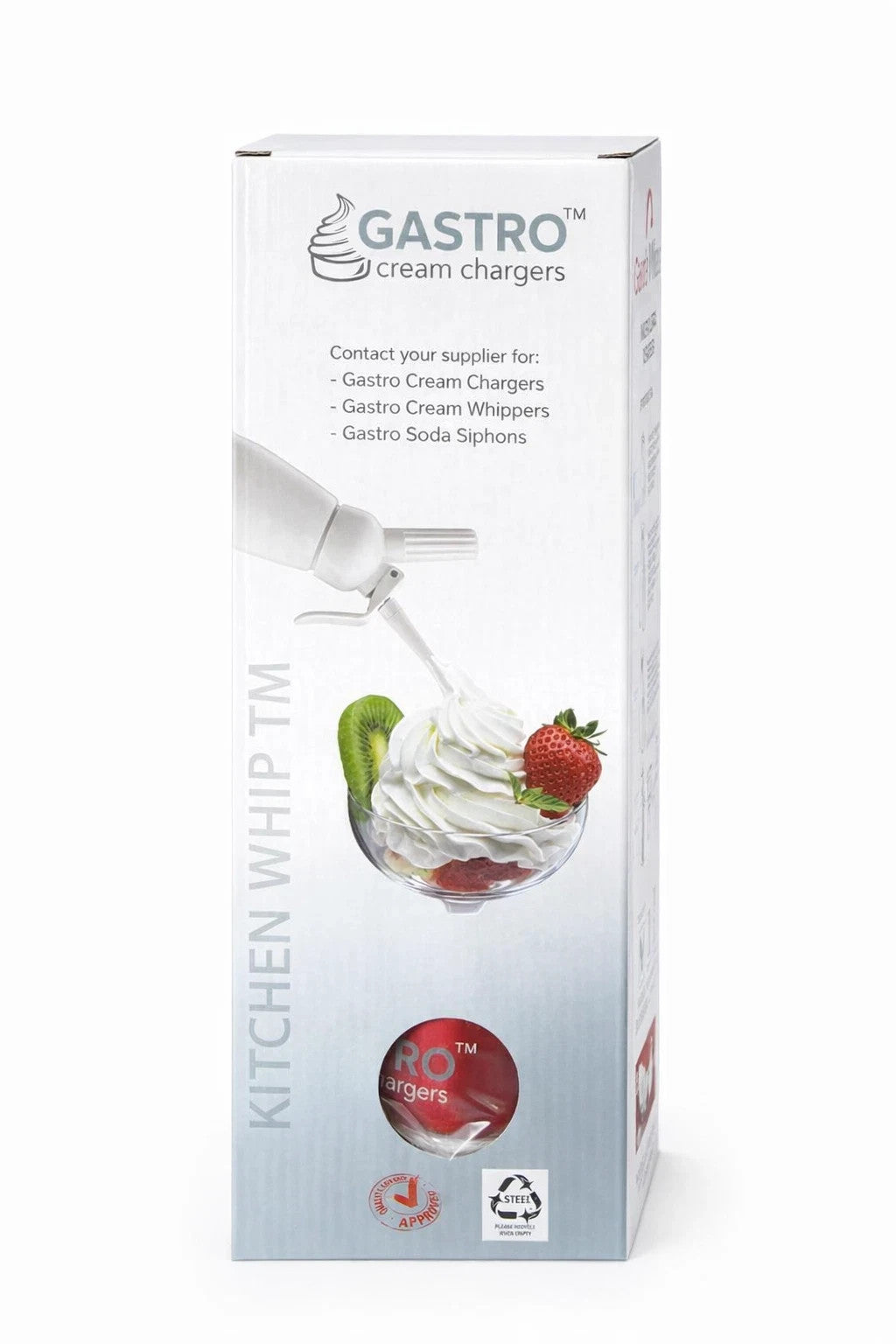 Gastro Whipped Cream Dispenser, Aluminium Cream Whipper 250mL