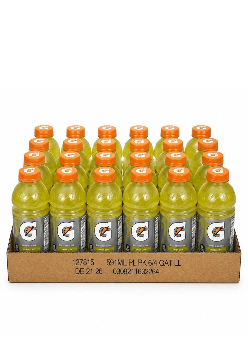 Gatorade Lemon-Lime Thirst Quencher 24 x 591ml Bottles – Full Case USA Import